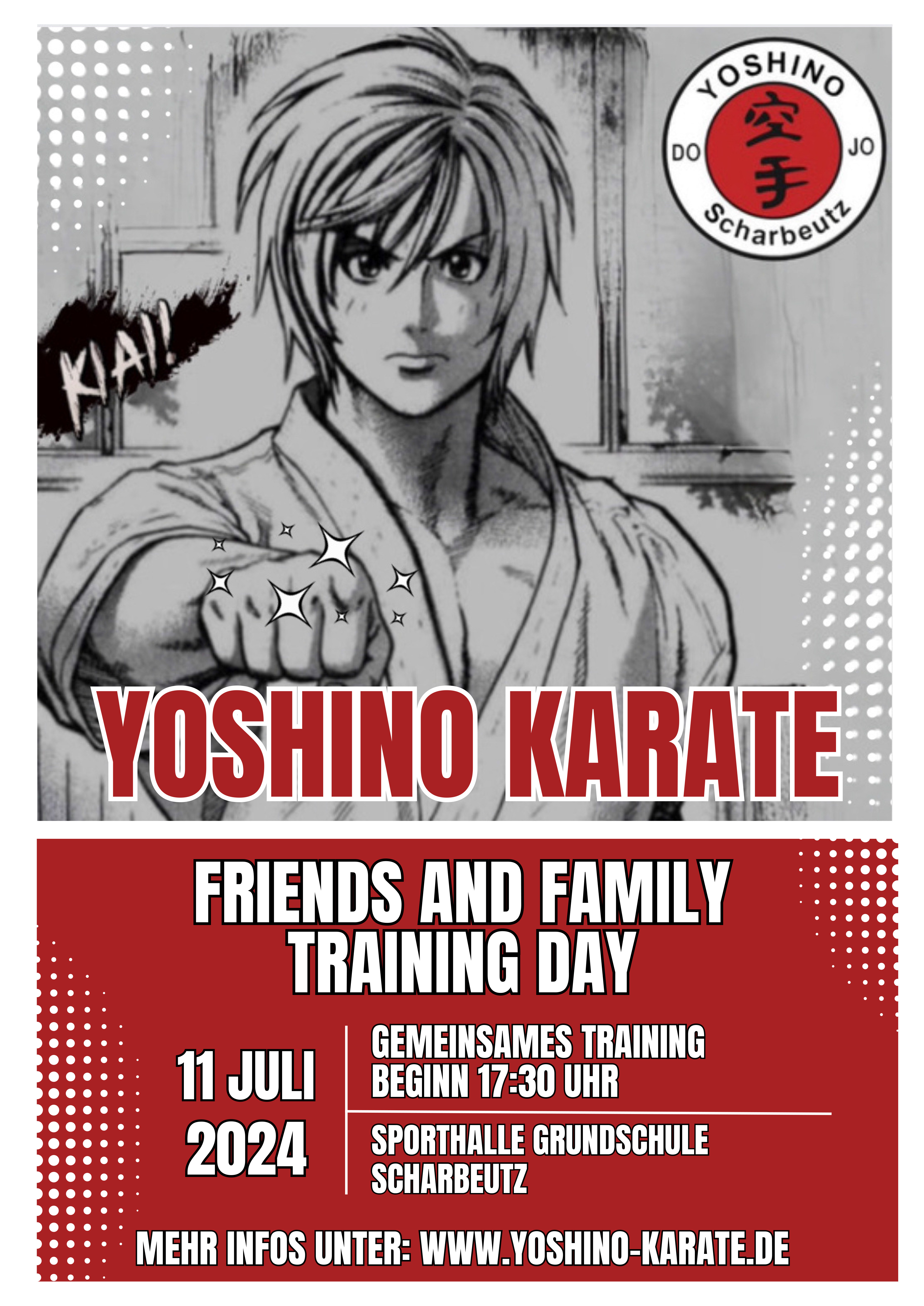 FRIENDS AND FAMILY TRAINING DAY - Yoshino Karate Scharbeutz